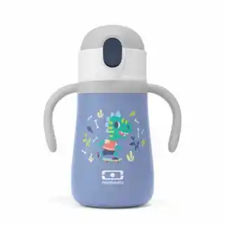 Monbento butelka termiczna dla dzieci Dino Stram izolowana 350ml, stal nierdzewna, bez BPA