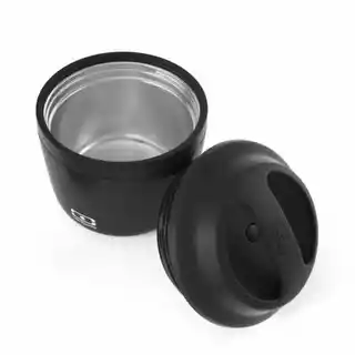 Monbento lunchbox termiczny Black Onyx do 10 godzin, izolacja, stal nierdzewna, szczelny, kolekcja Element