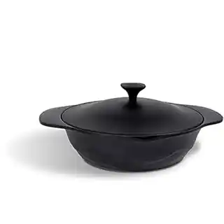 Lirica rondel indukcyjny niski 26 cm pokrywka stal nierdzewna A01A076614