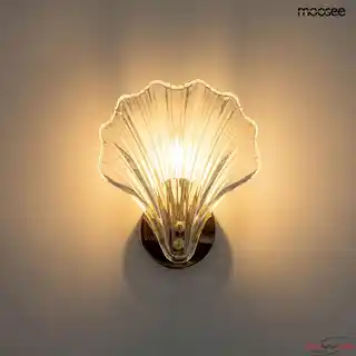 Moosee lampa ścienna CONCHA złota