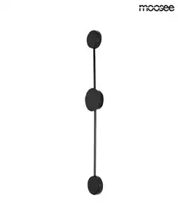 Moosee Shadow 2 Close lampa ścienna czarna nowoczesny design, metalowa, IP20, 12W, 3000K