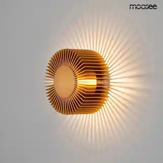 Moosee lampa ścienna SUNNY złota