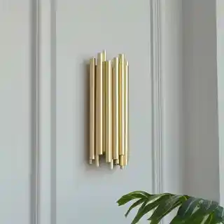 Moosee lampa ścienna TUBO złota