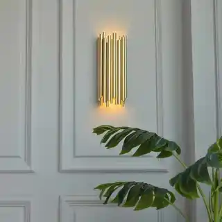 Moosee lampa ścienna TUBO złota