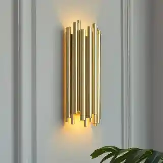 Moosee lampa ścienna TUBO złota