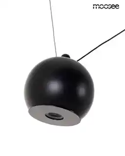 Moosee lampa wisząca OCTO 3 czarna