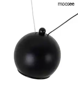 Moosee lampa wisząca OCTO 3 czarna