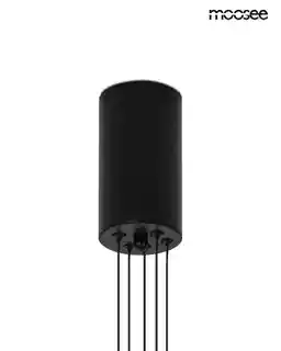 Moosee lampa wisząca OCTO 5 czarna, nowoczesny design, metalowa konstrukcja, regulowana wysokość