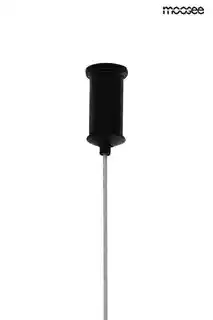 Moosee lampa wisząca OCTO 5 czarna, nowoczesny design, metalowa konstrukcja, regulowana wysokość