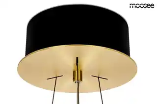 Moosee lampa wisząca SATURNUS 47 DUO złota - LED, kryształ, stal szczotkowana
