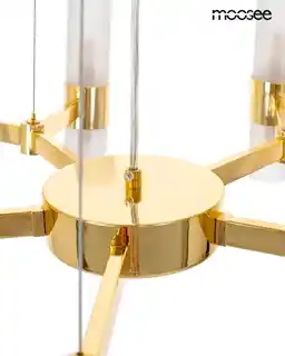 Moosee lampa wisząca TUBS 10 złota
