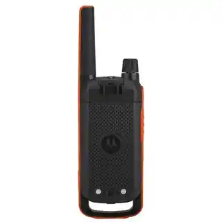 Motorola TLKR T82 Krótkofalówki, 2 sztuki, zasilanie bateriami AA, zasięg do 10 km, wodoodporne, funkcja VOX, kanały 16, w zestawie, czarne
