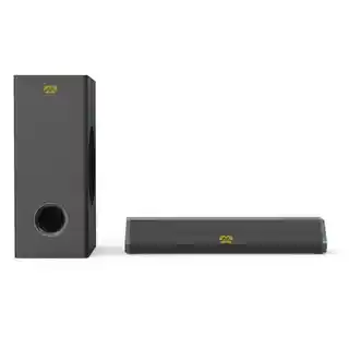 Mozos GS-BAR Soundbar komputerowy 2.1, 120W, Bluetooth, z pilotem, czarny