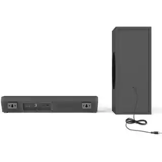 Mozos GS-BAR Soundbar komputerowy 2.1, 120W, Bluetooth, z pilotem, czarny