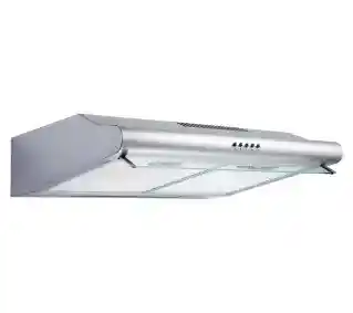 MPM 61 PX 77 N Srebrny okap podszafkowy, stal nierdzewna, szerokość 77 cm