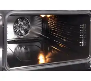 MPM 63 Bok 24 Czarny piekarnik elektryczny termoobieg funkcja grill sterowanie mechaniczne