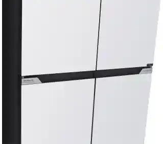 MPM SBS 503-SSI-19/D 190cm do obudowy Białe szkło Lodówka