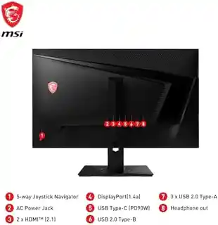 MSI MAG 323UPF 32 cale 4K Rapid IPS 160Hz 1ms Gamingowy monitor LED