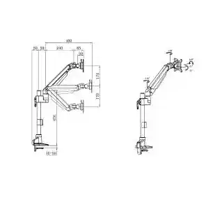 Multibrackets MM4271 od 15 do 34 Max 9kg Uchwyt do monitora