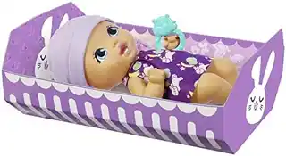 My Garden Baby Bobasek króliczek fioletowy, Mattel, HGC12