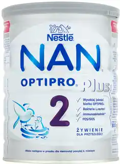 NAN OPTIpro Plus 2 Mleko następne powyżej 6. miesiąca 800g