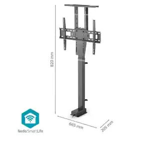 Nedis TVSM5840BK z napędem od 37 do 80 Max 60kg Stojak