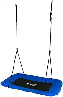 Neo Sport huśtawka bocianie gniazdo prostokątna 110x70cm 150kg, ogrodowa, wytrzymała, dla dzieci i dorosłych