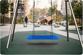 Neo Sport huśtawka bocianie gniazdo prostokątna 110x70cm 150kg, ogrodowa, wytrzymała, dla dzieci i dorosłych