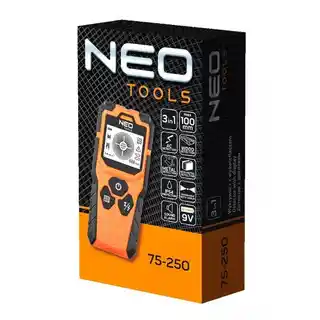 Neo Tools Wykrywacz z wyświetlaczem 75-250