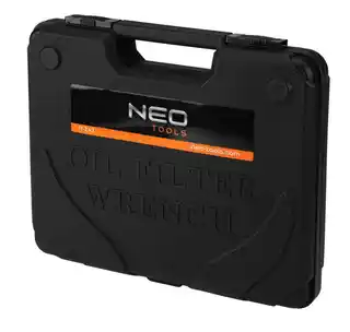 NEO Zestaw nasadek 11-243, 16 sztuk, do filtrów oleju, chromowane, wysokiej jakości