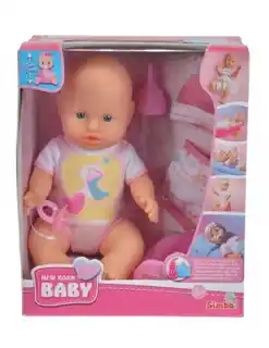 New Born Lalka siusiająca z ubrankami 30cm Simba 503-2485