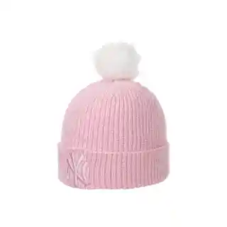 New Era Czapka New York Yankees Chenille Beanie 60284837 Różowy
