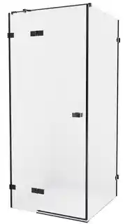 New Trendy Avexa Black kabina prysznicowa prostokątna 90x110x200 cm szkło przejrzyste lewa EXK 1580