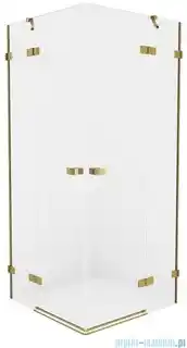 New Trendy Avexa Gold kabina prostokątna 90x80x200 cm przejrzyste EXK-1780
