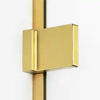 New Trendy Avexa Gold Shine kabina prostokątna 80x120x200 cm przejrzyste szkło prawa EXK 1655