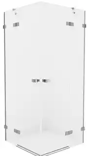 New Trendy Avexa kabina prysznicowa kwadratowa 80x80x200 cm szkło przejrzyste EXK 1515