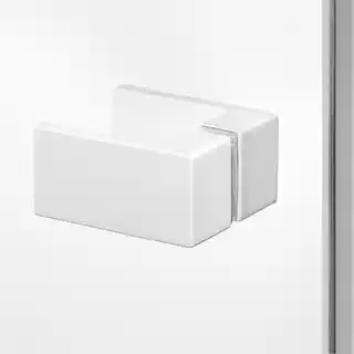 New Trendy Biała kabina pięciokątna 80x80 lewa EXK-3862 Avexa White