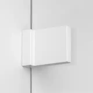 New Trendy Biała kabina pięciokątna 80x80 lewa EXK-3862 Avexa White