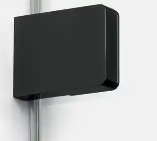 New Trendy Eventa Black Chrome kabina prysznicowa lewa 110x70 cm prostokątna czarny połysk EXK 6163