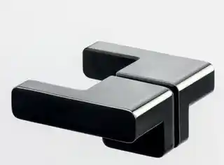 New Trendy Eventa Black Chrome kabina prysznicowa lewa 110x70 cm prostokątna czarny połysk EXK 6163