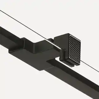 New Trendy Czarna kabina prysznicowa lewa 110x120 EXK-6872 Avexa Black XR