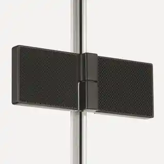 New Trendy Czarna kabina prysznicowa prawa 120x70 EXK-6903 Avexa Black XR