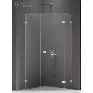 New Trendy Kabina pięciokątna 100x80 EXK-3893 Avexa Chrom