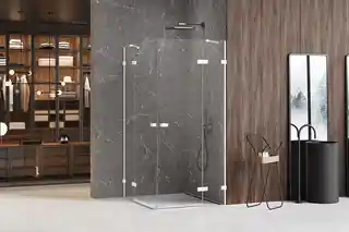 New Trendy Kabina prysznicowa biała 90x80 EXK-2826 Avexa White