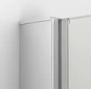 New Trendy New Renoma kabina prysznicowa kwadratowa 90x90 lewa szkło przejrzyste 195cm D-0113A/D-0084B