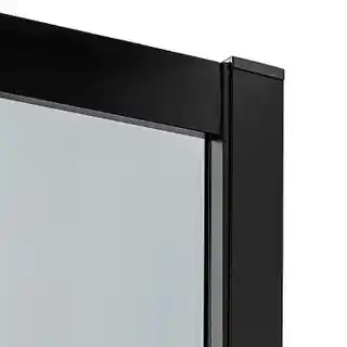 New Trendy Kabina prysznicowa półokrągła 80x80 K-0565 New Varia Black
