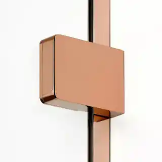 New Trendy Miedziana kabina prysznicowa podwójne drzwi uchylne 90x100 EXK-6437 Eventa Copper Shine