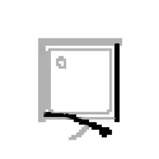 New Trendy Miedziana kabina przyścienna z bocznym wejściem 100x80 EXK-6502 Eventa Copper Shine