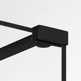 New Trendy New Modus Black Walk-In kabina prysznicowa 140x120x200 cm szkło przejrzyste EXK 0112