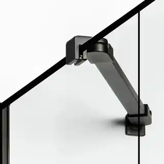 New Trendy New Soleo Black 110x100x195 cm kabina prostokątna przejrzyste K-0549